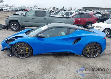 2024 Lotus Emira V6 First Edition z USA, uszkodzony, nr VIN SCCLEKAX1RHB13414